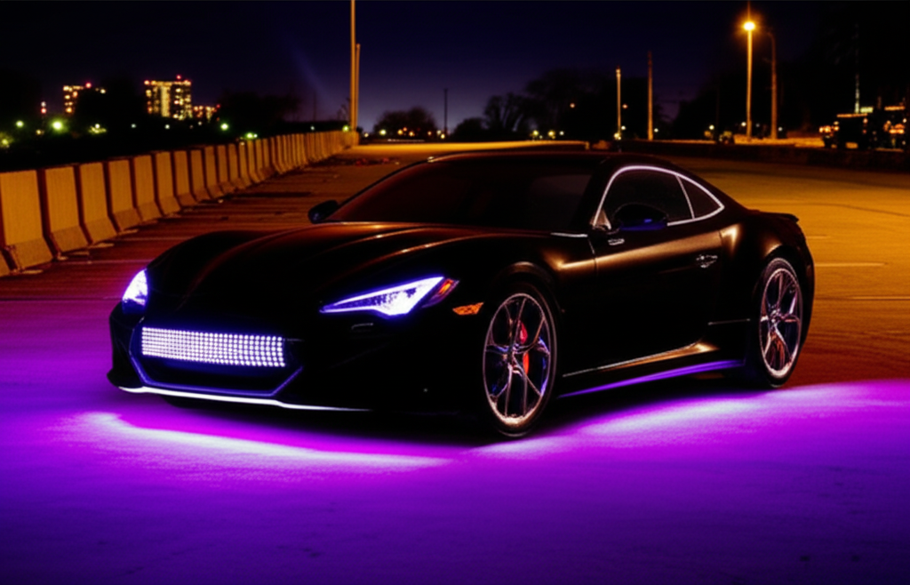 Flexible LED panels on popular car models